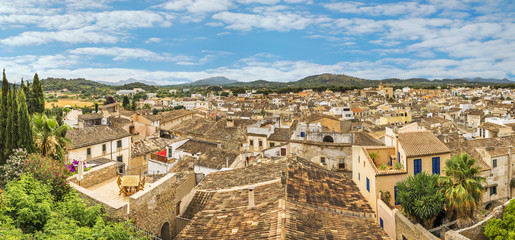 View over the roofs of the old town of Arta