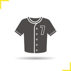 Baseball t-shirt icon