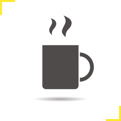 Steaming cup icon