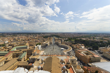 vaticano visto dalla cupola di S. pietro