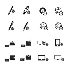 Sale and shopping set