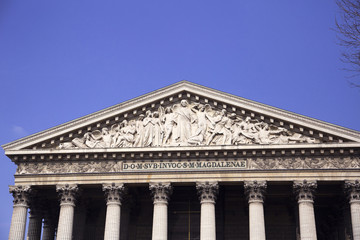 Madeleine Church in Paris, France