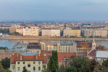 Budapest cityscape with Danube river, Hungary.