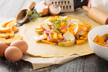 Pumpkin pie ingredients