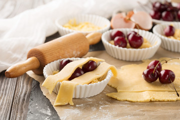 Ingredients for baking cake