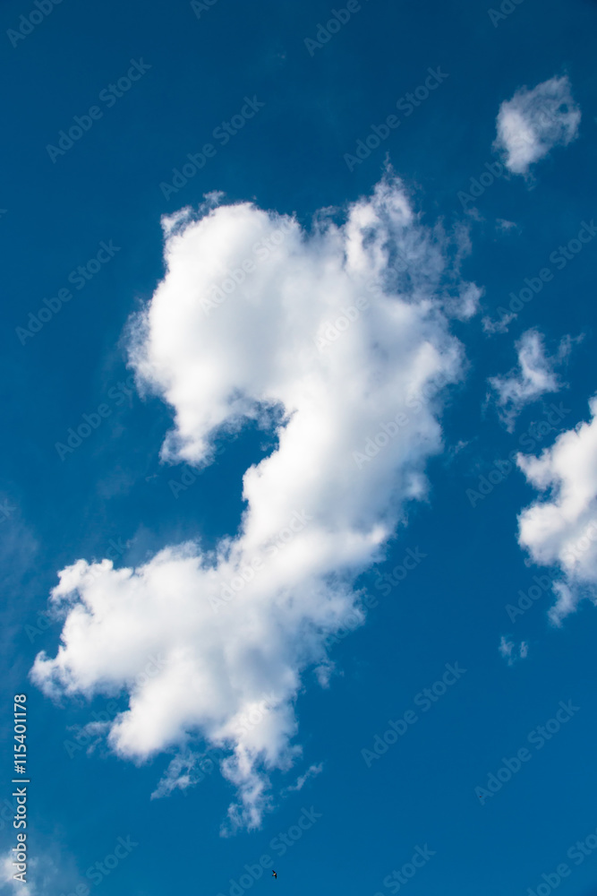 Wall mural abstract background with bokeh defocused beautiful flame clouds in the sky