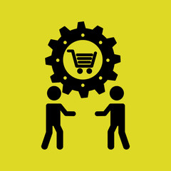 business people teamwork connection