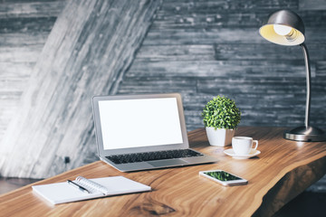 Creative wooden desktop