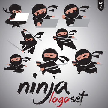 ninja logo  set 2