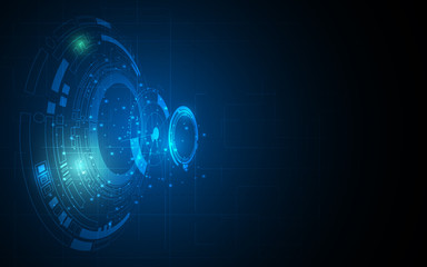 Fototapeta premium abstract digital technology computer networking innovation concept background