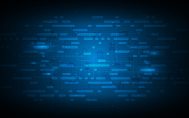 Obraz premium abstract technology future concept with internet of things icon pattern texture background
