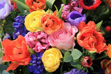 Fototapeta na wymiar Mixed Spring bouquet