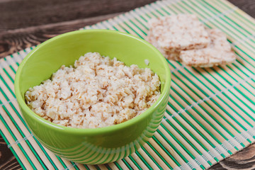 Oatmeal Porridge in Bowl