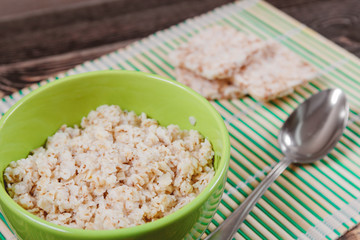 Oatmeal Porridge in Bowl