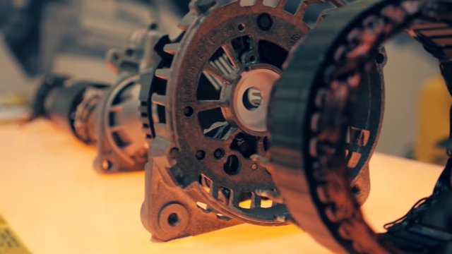 The internal structure of motor generator