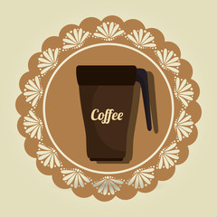 cup of coffee isolated icon design, vector illustration  graphic 