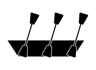 kayak isolated icon design