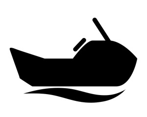 jet ski isolated icon design