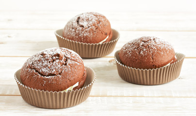 cake in a paper cup