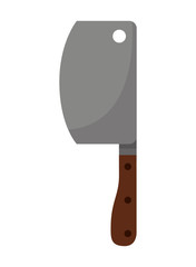 butcher knife isolated icon design