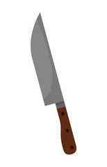 butcher knife isolated icon design