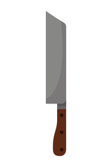 butcher knife isolated icon design