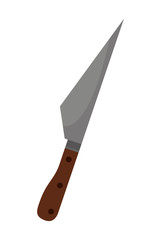 butcher knife isolated icon design