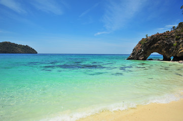 Fototapeta premium Paradise Beach on Tropical Islands