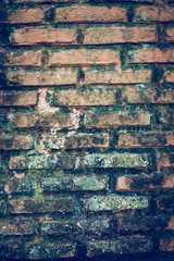 Old brick wall background