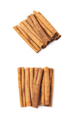Cinnamon stick isolated