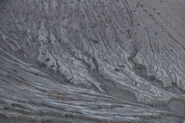 Detail from Kawah Ijen volcano and crater ,Indonesia