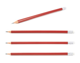 Gray drawing pencil isolated