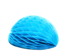 Honeycomb pom-pom ball decoration isolated