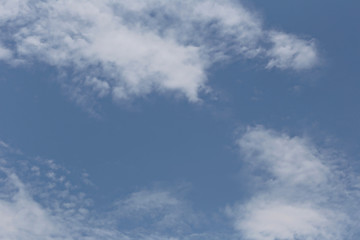 Cloud on blue sky in the daytime of Bright weather.