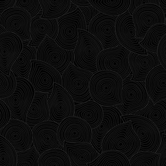 Vintage seamless black pattern.