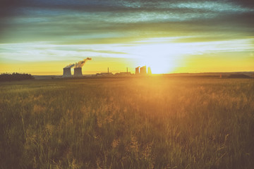 Fototapeta premium Nuclear power plant Dukovany in Czech Republic Europe