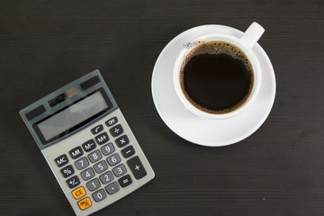 coffee cup with book