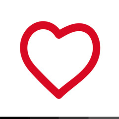 Heart icon Illustration design