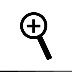 Fototapeta premium Magnifier Glass Icon Illustration design