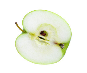 slice green apple
