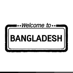 Welcome to BANGLADESH illustration design