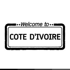 Welcome to COTE D'IVOIRE illustration design
