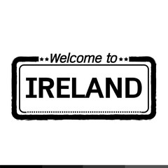 Welcome to IRELAND illustration design