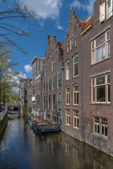 Naklejka premium canal in Delft, Netherlands