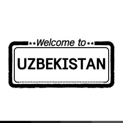 Welcome to UZBEKISTAN illustration design