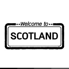 Welcome to SCOTLAND illustration design