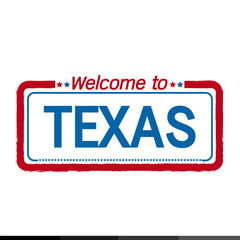 Welcome to TEXAS of US State illustration design