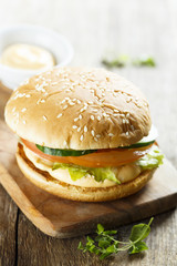 Vegetarian burger