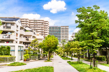 閑静な住宅街