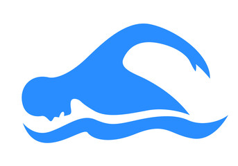 swimming, vector
